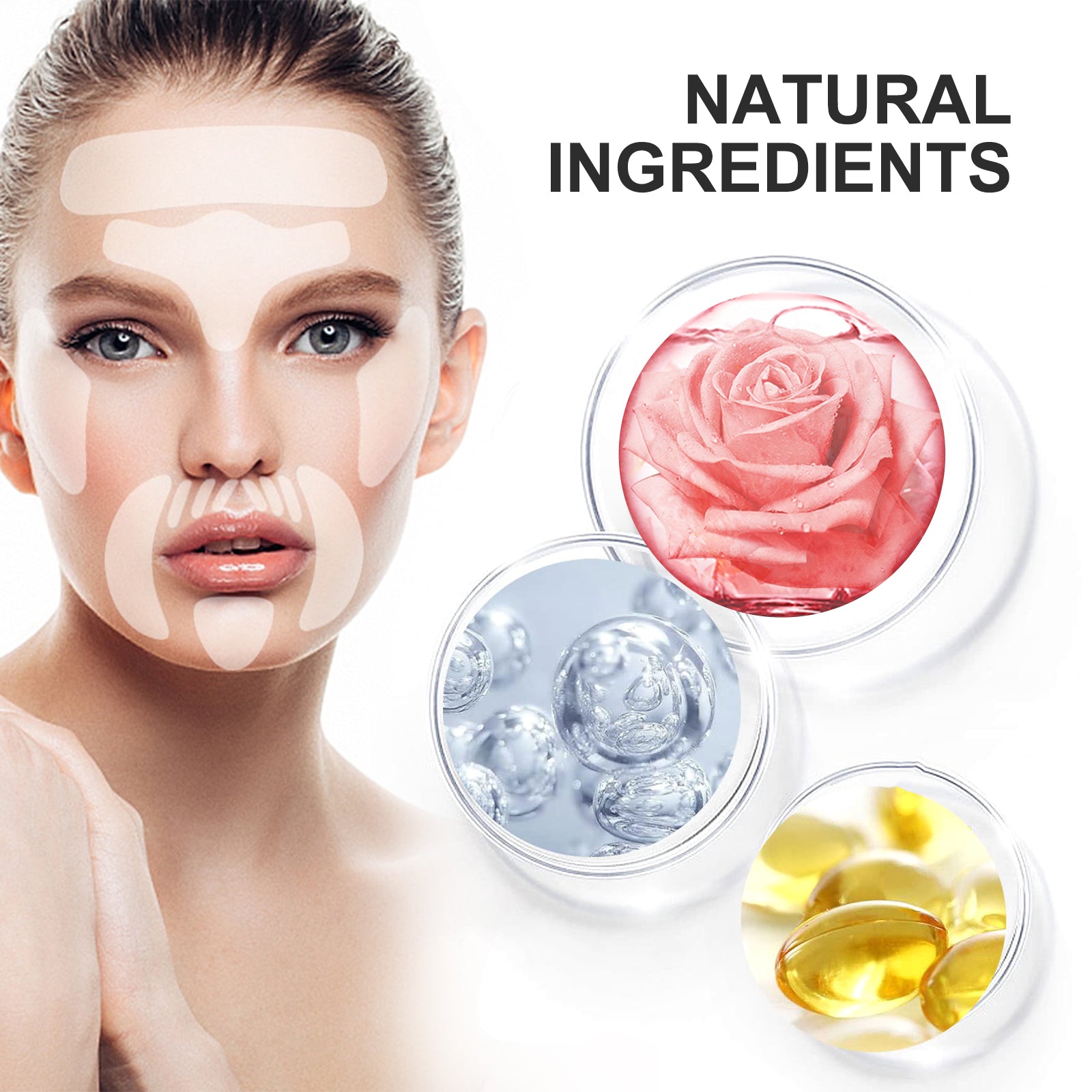 Facial Lifting Patch, Tightens And Firms Facial Anti Wrinkle Lifting Patch