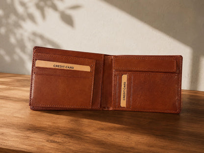 Veltrano Italian Leather Bifold Wallet
