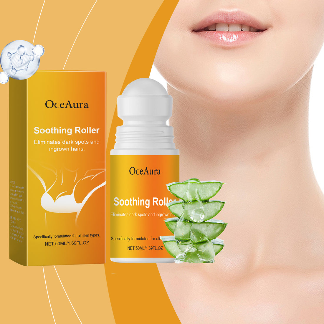 OceAura Skin Brightening Ball Gently Cleans Skin Keratin Smooth, Soft And Brightening Body Skin