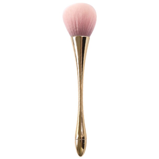 Flower Nail Brush For Manicure Rose Nail Art Brush Nail Accesories Tools Popular Round Small Gel polish Dust Cleaning Brushes