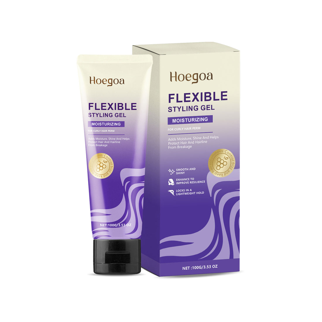 Curl Styling Gel Hair Moisturizing Light Refreshing Curl Styling Long Lasting Care Gel