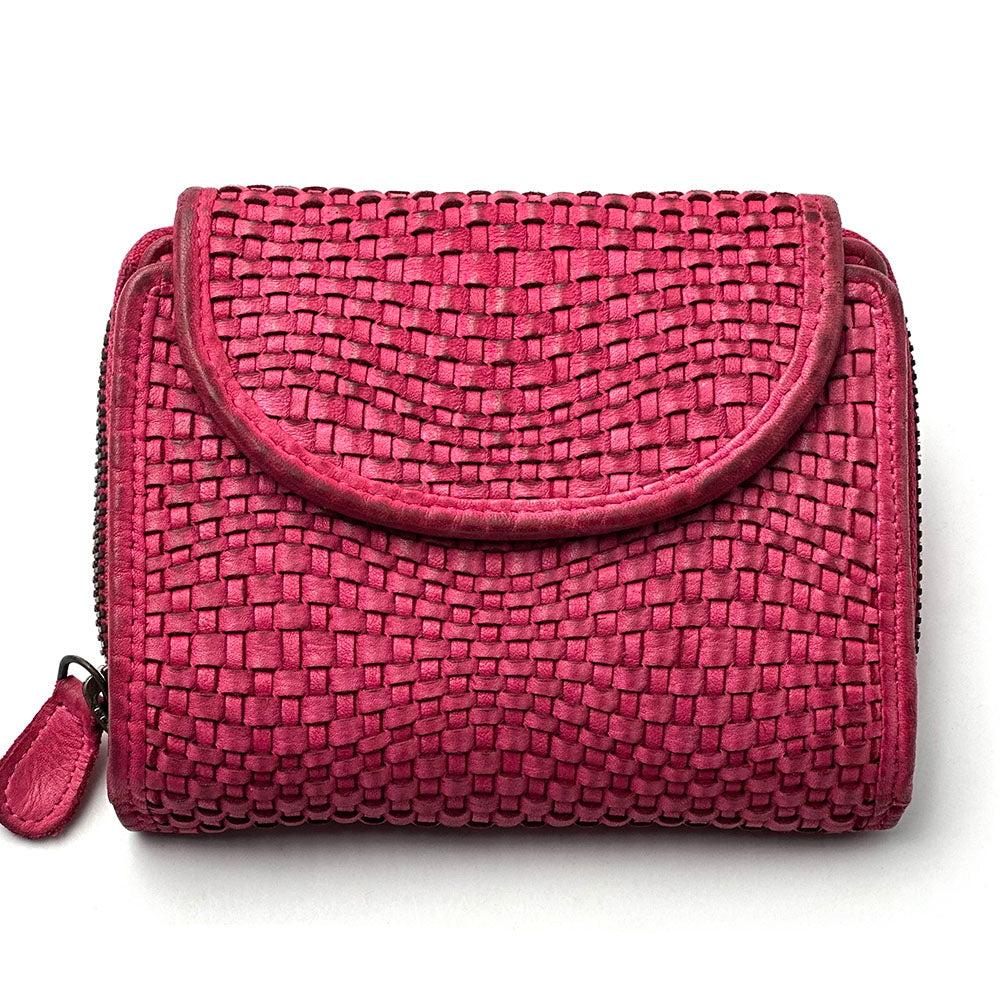 Nerissa Intrecciato Cow Leather Wallet
