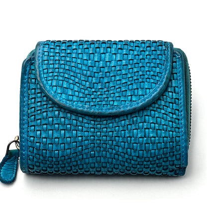 Nerissa Intrecciato Cow Leather Wallet