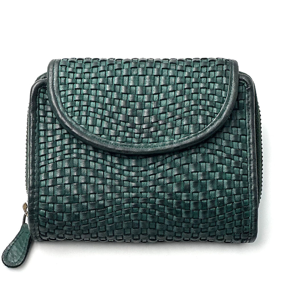 Nerissa Intrecciato Cow Leather Wallet