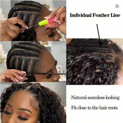 Crochet Hair Extensions Human Hair Feather Weave