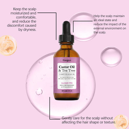 Hoegoa Scalp Care Essential Oil, Nourishes Hair, Moisturizes And Locks Water, Improves Hair Quality And Reduces Grease Frizz
