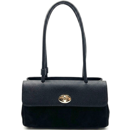 Vivienne East-West Leather Shoulder Bag - Made In Italy