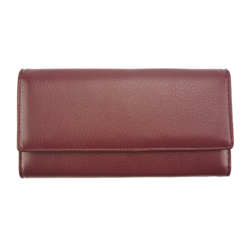 Dianora M Leather Wallet - Made In Italy