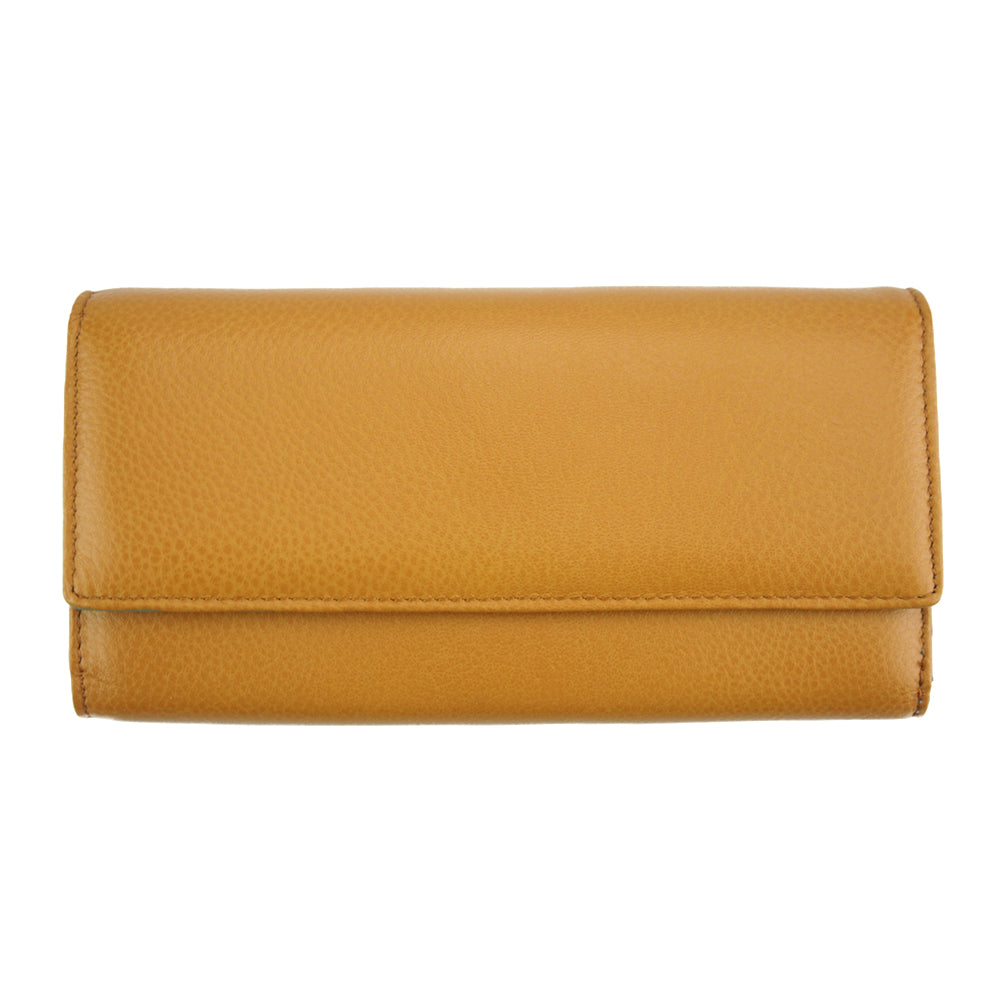 Dianora M Leather Wallet - Made In Italy