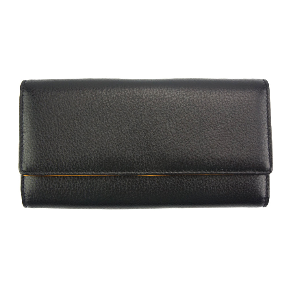 Dianora M Leather Wallet - Made In Italy
