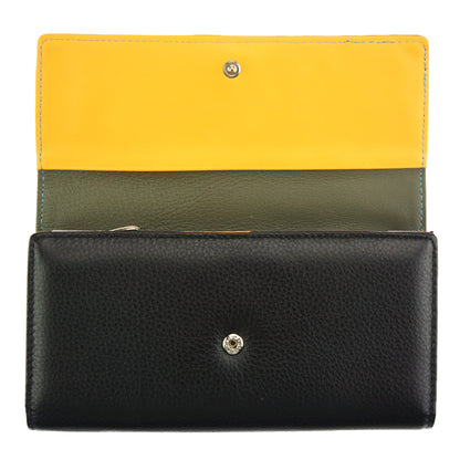 Dianora M Leather Wallet - Made In Italy