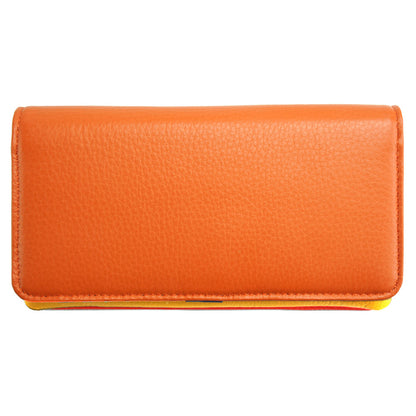 Rosalinda Compact Leather Wallet - Made In Italy