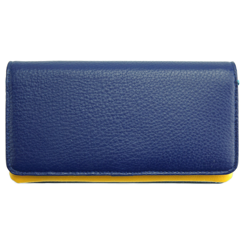 Rosalinda Compact Leather Wallet - Made In Italy