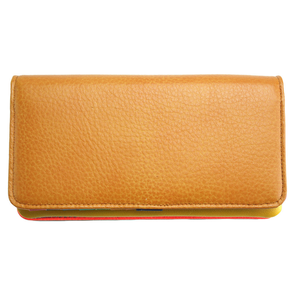Rosalinda Compact Leather Wallet - Made In Italy