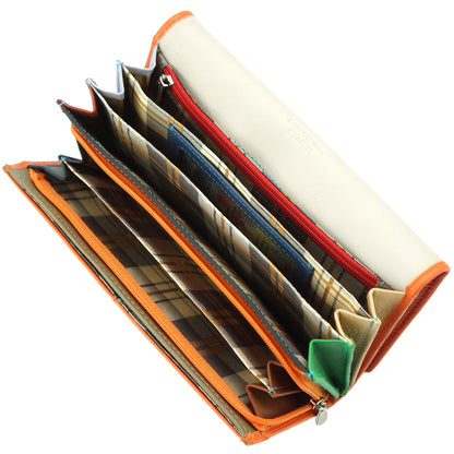 Dianora Leather Wallet - Made In Italy