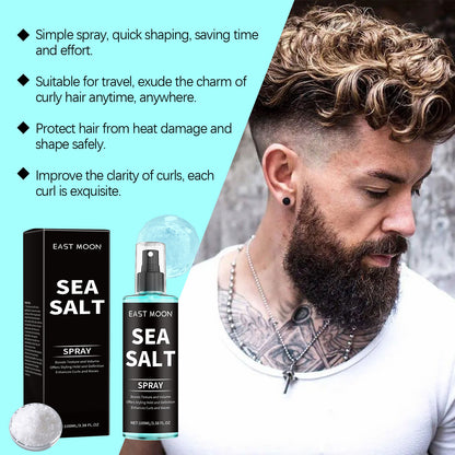 Sea Salt Curling Spray Long Lasting Styling Elastic Hair Conditioner Hair Spray For Lazy And Refreshing Hair Spray