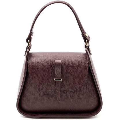 Lorenza Italian Cow Leather Shoulder Bag - Made In Italy