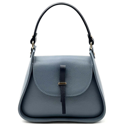 Lorenza Italian Cow Leather Shoulder Bag - Made In Italy