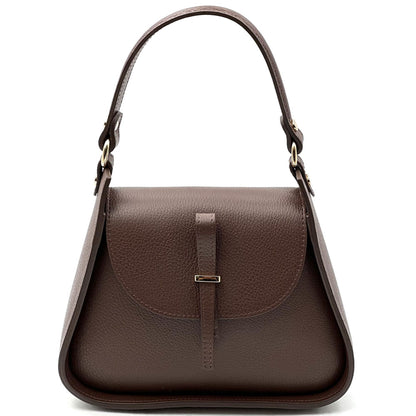 Lorenza Italian Cow Leather Shoulder Bag - Made In Italy