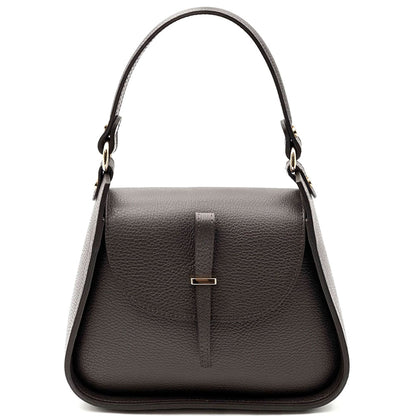Lorenza Italian Cow Leather Shoulder Bag - Made In Italy