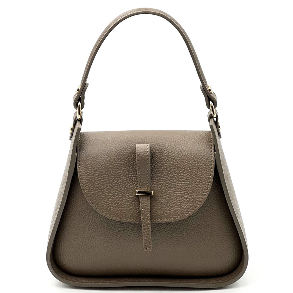 Lorenza Italian Cow Leather Shoulder Bag - Made In Italy