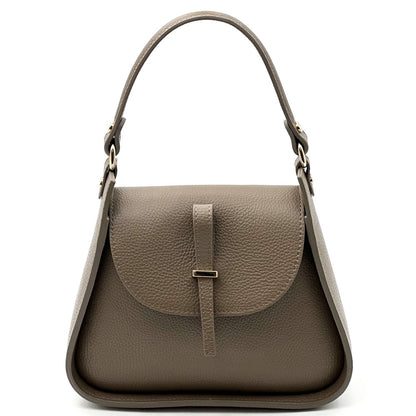 Lorenza Italian Cow Leather Shoulder Bag - Made In Italy