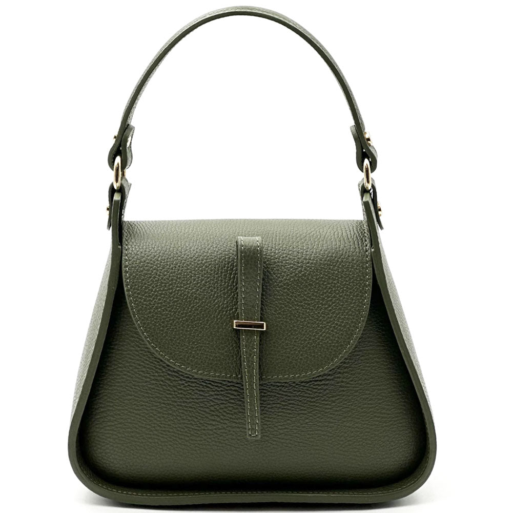 Lorenza Italian Cow Leather Shoulder Bag - Made In Italy