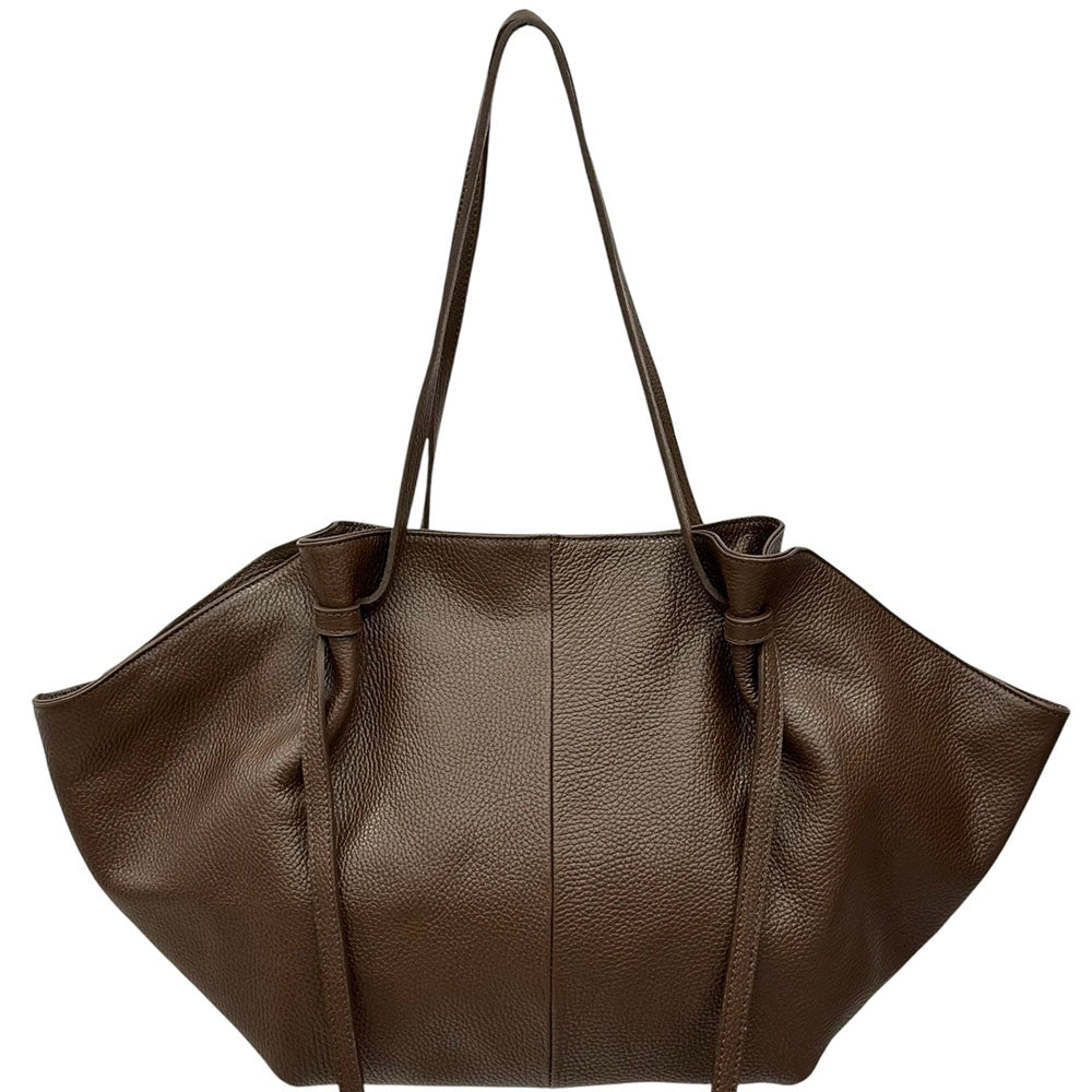 Artemide Leather Tote Bag in Cow Leather - Made In Italy