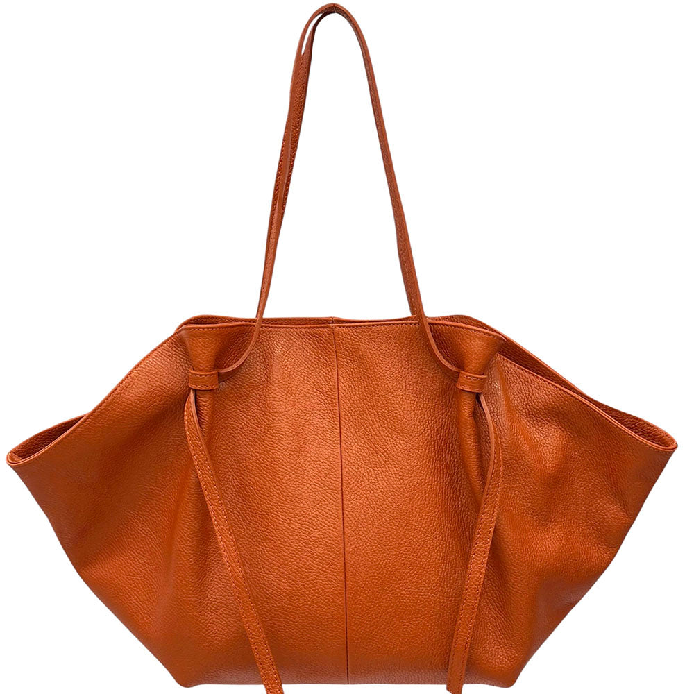 Artemide Leather Tote Bag in Cow Leather - Made In Italy