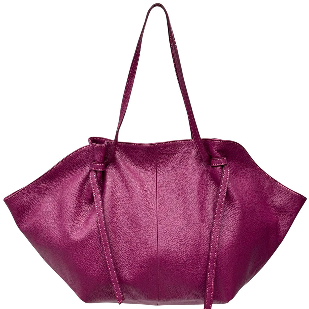 Artemide Leather Tote Bag in Cow Leather - Made In Italy