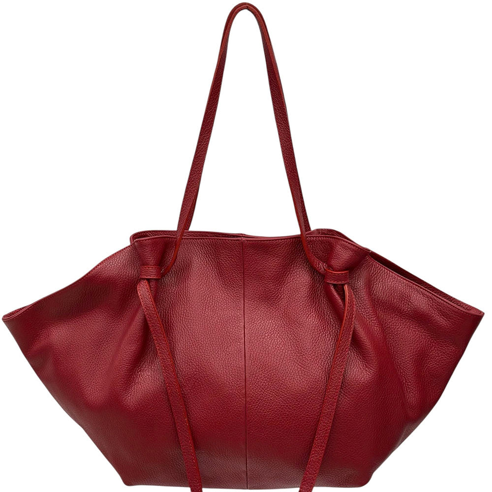 Artemide Leather Tote Bag in Cow Leather - Made In Italy
