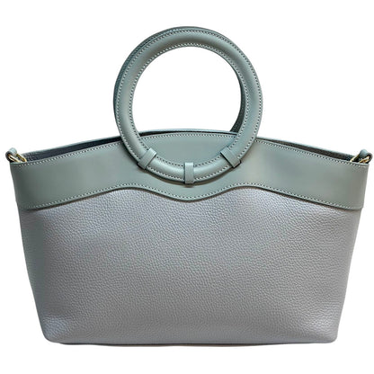 Marcella Cow Leather Top Handle Bag - Made In Italy