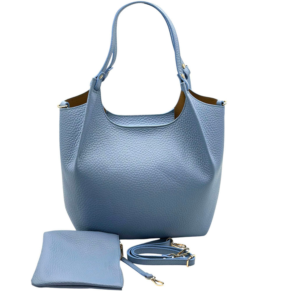 Artemisia Italian Cow Leather Shoulder Bag - Made In Italy