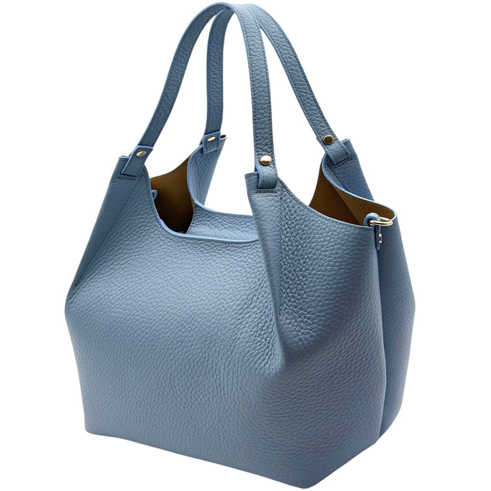Artemisia Italian Cow Leather Shoulder Bag - Made In Italy