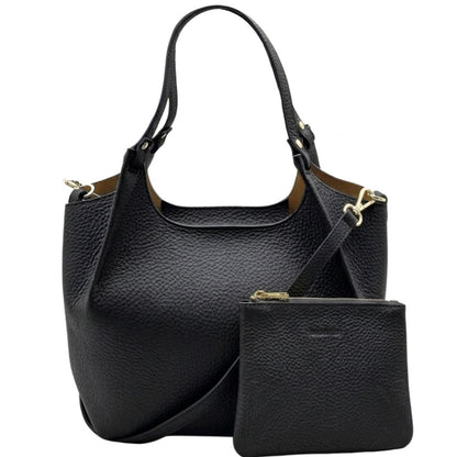 Artemisia Italian Cow Leather Shoulder Bag - Made In Italy