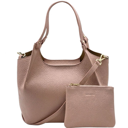 Artemisia Italian Cow Leather Shoulder Bag - Made In Italy