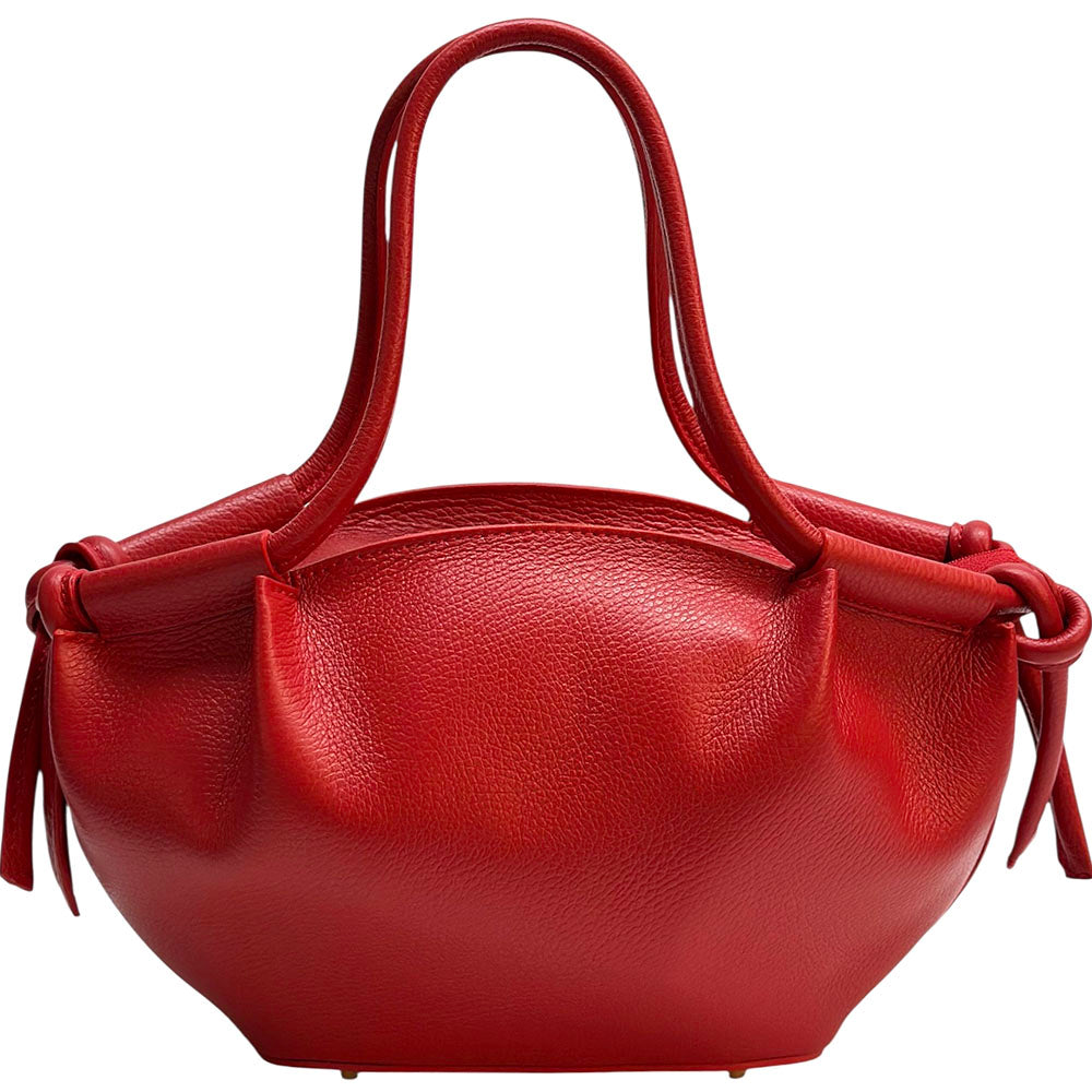 Olga Italian Cow Leather Handbag - Made In Italy