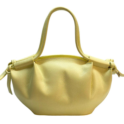 Olga Italian Cow Leather Handbag - Made In Italy