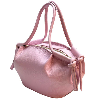 Olga Italian Cow Leather Handbag - Made In Italy