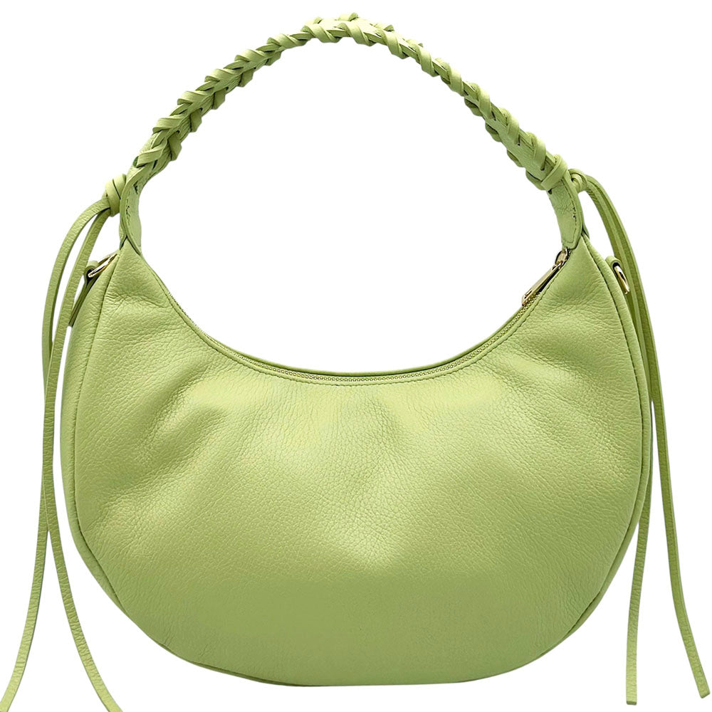 Selviana Cow Leather Hobo Bag - Made In Italy