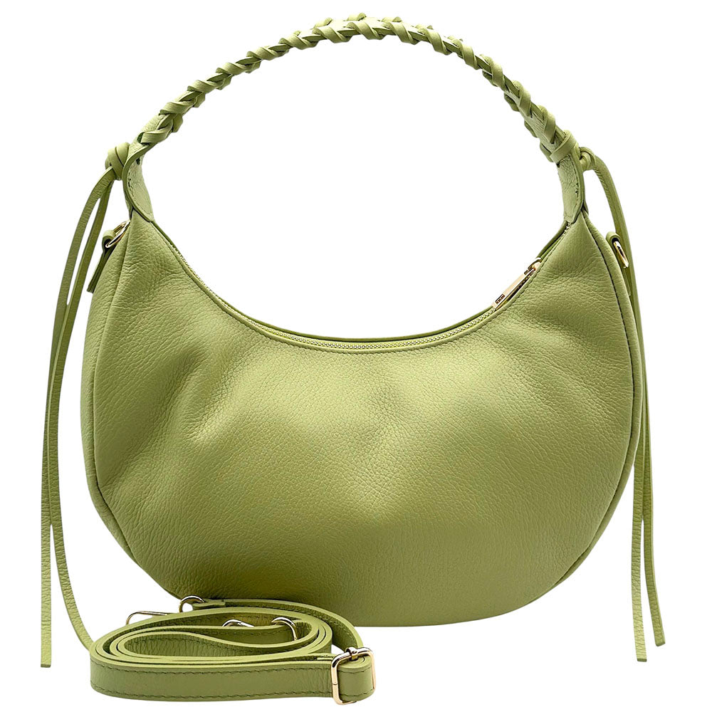 Selviana Cow Leather Hobo Bag - Made In Italy
