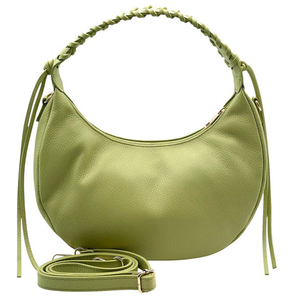 Selviana Cow Leather Hobo Bag - Made In Italy