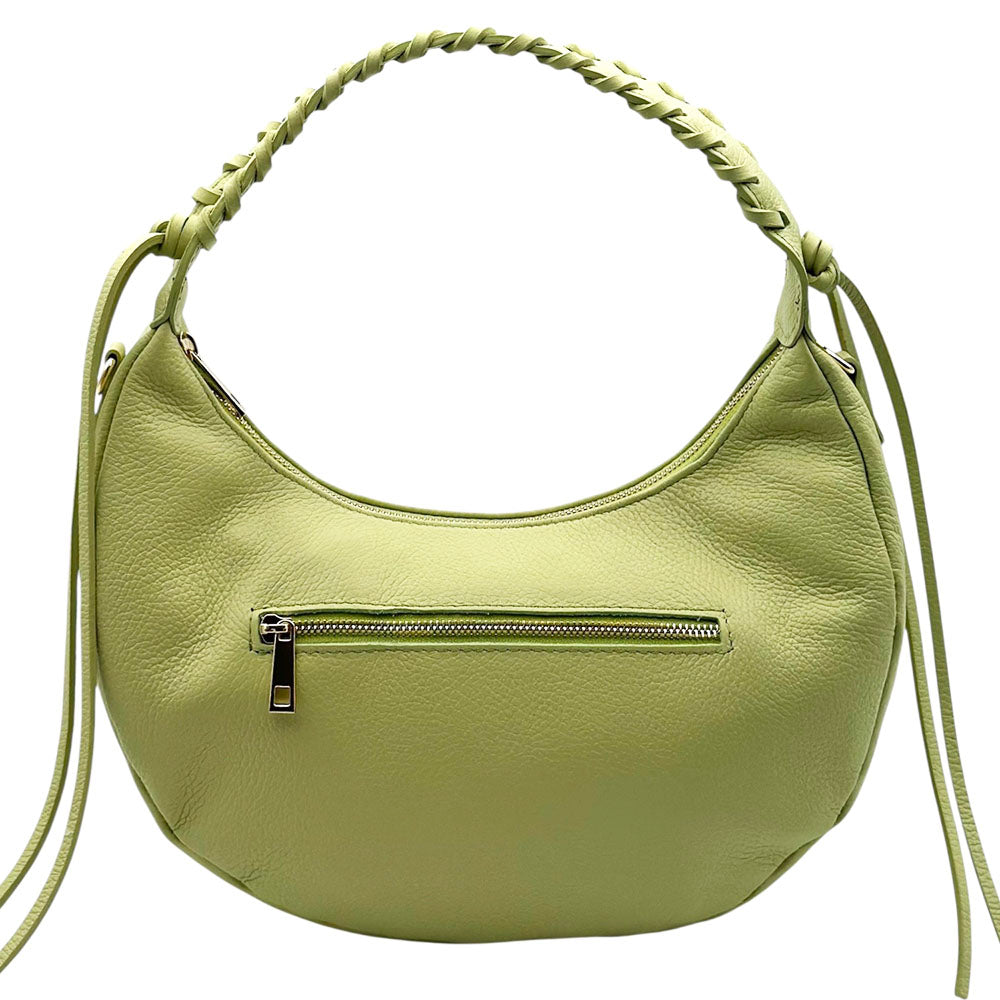 Selviana Cow Leather Hobo Bag - Made In Italy