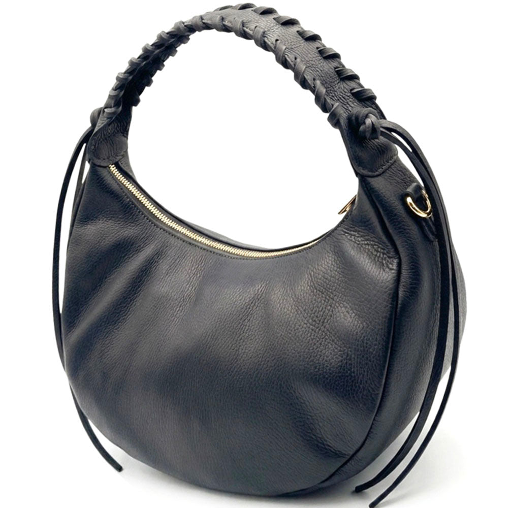 Selviana Cow Leather Hobo Bag - Made In Italy