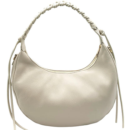 Selviana Cow Leather Hobo Bag - Made In Italy
