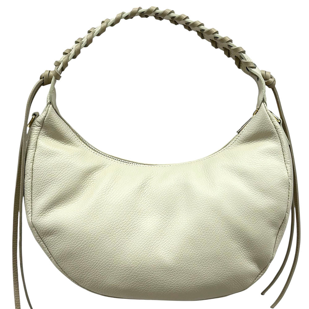 Selviana Cow Leather Hobo Bag - Made In Italy
