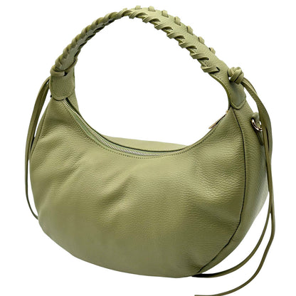 Selviana Cow Leather Hobo Bag - Made In Italy