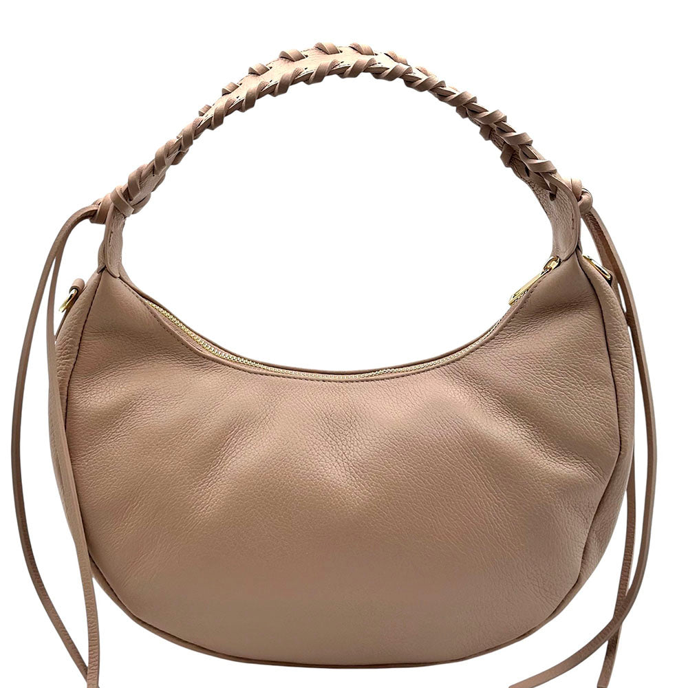 Selviana Cow Leather Hobo Bag - Made In Italy