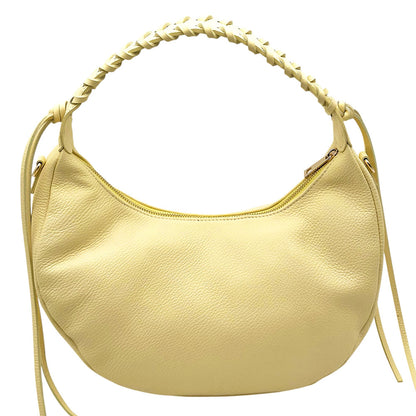 Selviana Cow Leather Hobo Bag - Made In Italy