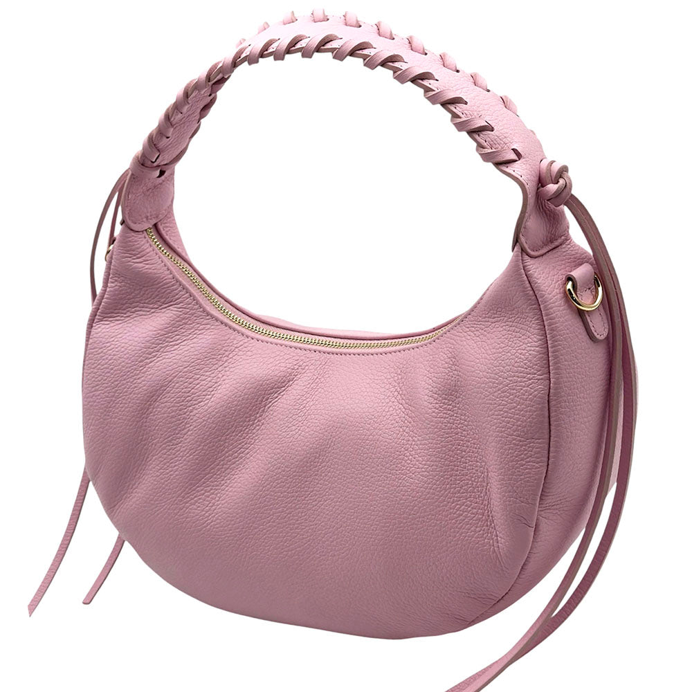 Selviana Cow Leather Hobo Bag - Made In Italy
